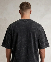 Attune's Plain Unisex Acid Washed Oversized Tee
