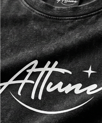 Attune's Plain Unisex Acid Washed Oversized Tee