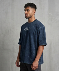 Attune's Plain Unisex Acid Washed Oversized Tee