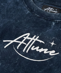Attune's Plain Unisex Acid Washed Oversized Tee
