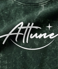 Attune's Plain Unisex Acid Washed Oversized Tee