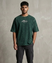 Attune's Plain Unisex Acid Washed Oversized Tee