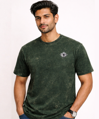 Eye Design - Unisex Acid Washed Oversized Tee