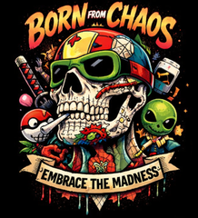 Born From Chaos Oversized Standard T-Shirt