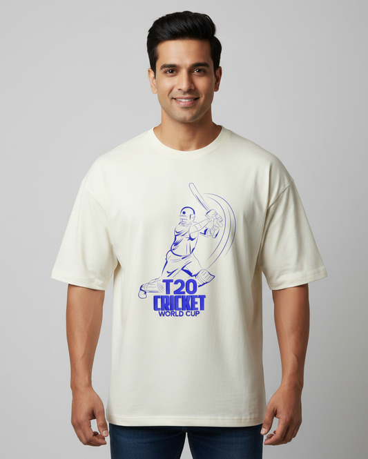 T20 Cricket Oversized Tee