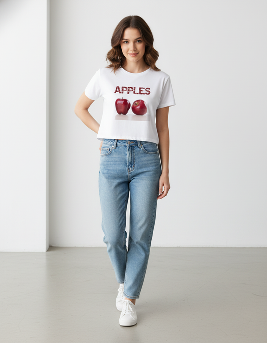 Trendy Apples Baby Tee