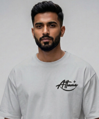 Attune's Unisex Oversized T-Shirt with Puff Print