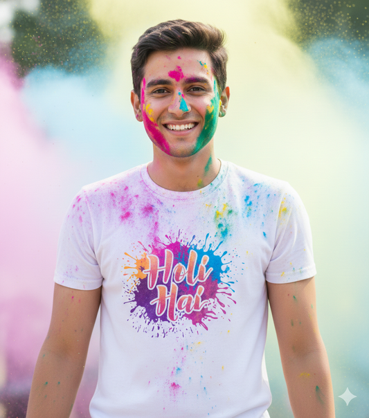 Holi Hai Basic T-Shirt