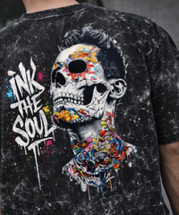 Ink The Soul  Acid Washed Oversized Tee