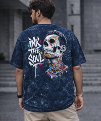 Ink The Soul  Acid Washed Oversized Tee