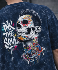 Ink The Soul  Acid Washed Oversized Tee