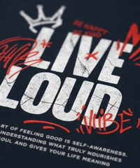 Live Loud Oversized Essential Tee - Built for Statement Comfort