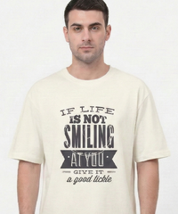 Life Similing Unisex Oversized Classic T-Shirt