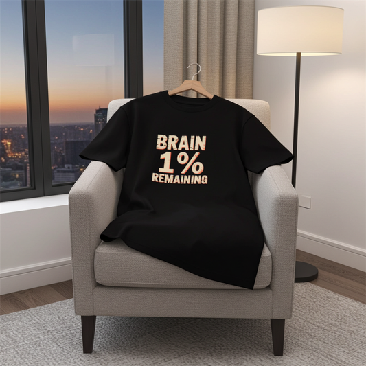 Brain 1% Unisex Stretch T-shirt