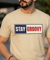 Stay Groovy Premium Unisez T-Shirt