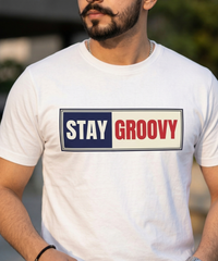 Stay Groovy Premium Unisez T-Shirt