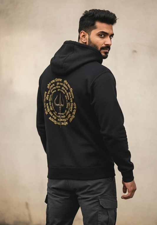 Unisex Zip Hoodie - Shiva Trishul