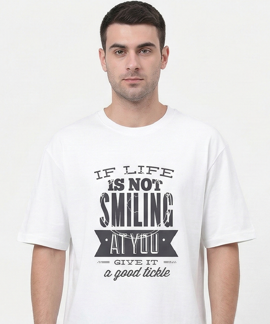 Life Similing Unisex Oversized Classic T-Shirt