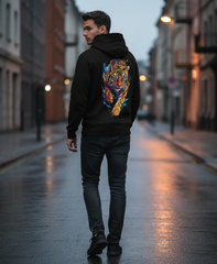 Running Tiger Unisex Zip Hoodie