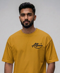 Attune's Unisex Oversized T-Shirt with Puff Print