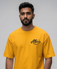 Attune's Unisex Oversized T-Shirt with Puff Print